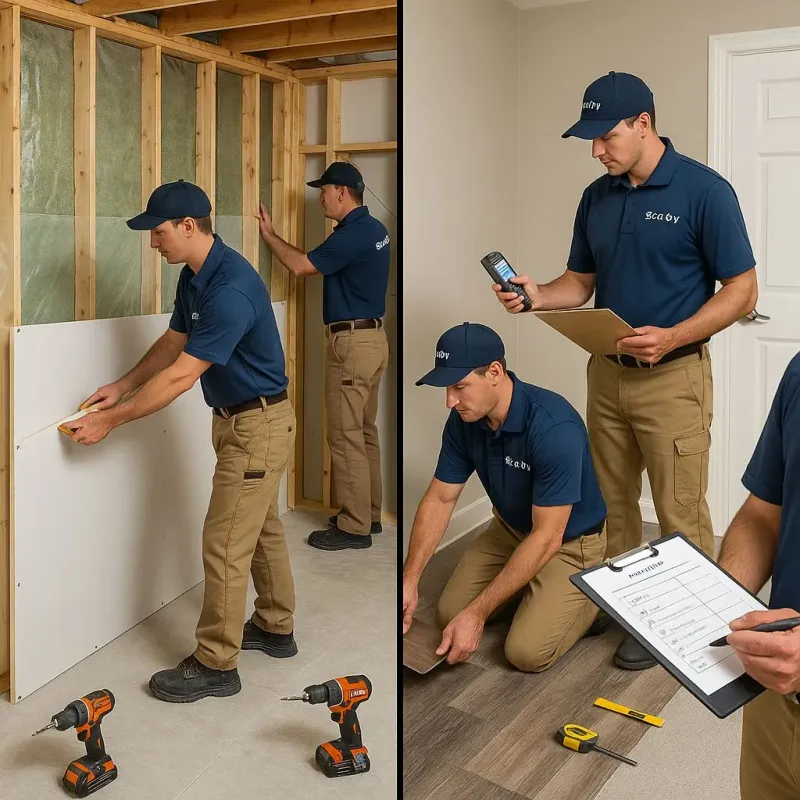 Repairs and Reconstruction process in Portage, IN